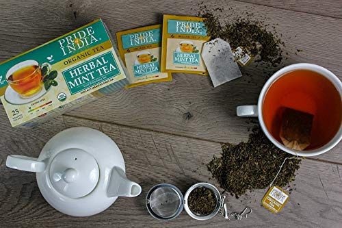 Pride of India Organic Mint Tea – Pure Refreshment in Every Sip