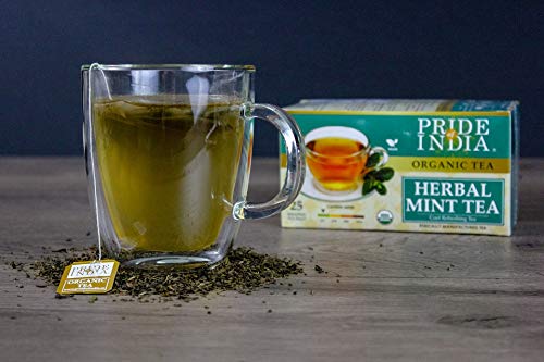 Pride of India Organic Mint Tea – Pure Refreshment in Every Sip