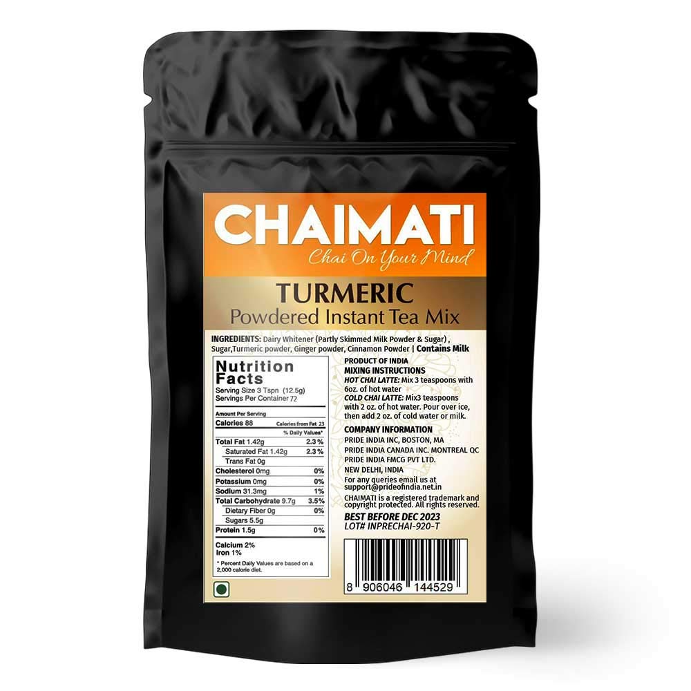 ChaiMati Instant Turmeric Chai Tea Latte – "Chai on Your Mind"